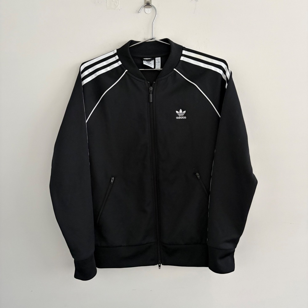 Adidas Originals Primeblue SST Track Jacket Black White GD2374 Mens Medium
